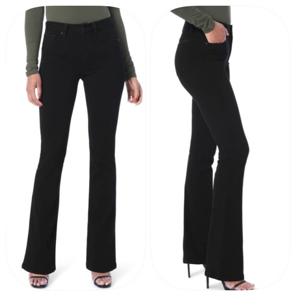 Joe's Jeans Denim - Joes Jeans Curvy Bootcut Black Stretch Trousers